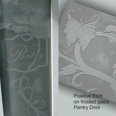 Frosted-glass-pantry-door-with-butterfly-design