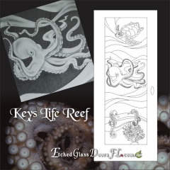 Keys-Life-Reef-Octopus-and-turtle-hurricane-impact-glass-door