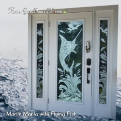 Marlin-Mania-with-Flying-Fish-door-with-double-sidelights