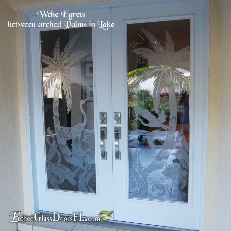 Etched Decal Coastal Design Series For Shower Doors 12 tall x 9.25 wide Octopus Glass Doors and Windows 