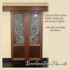 Custom-barn-door-with-decorative-glass