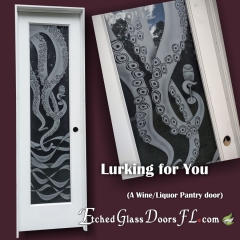 Octopus-tenacles-on-wine-pantry-door