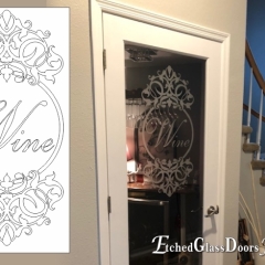 Traditional-clear-glass-Wine-door