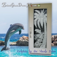 Dolphin-by-the-Shady-Palm-with-dolphin-jumping-from-water