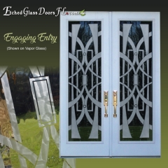 Geometric-deco-design-on-double-entry-doors
