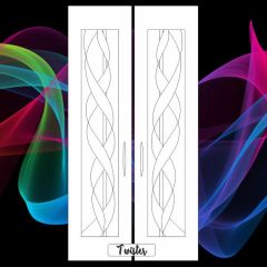 Twister ribbon geometric modern pantry
