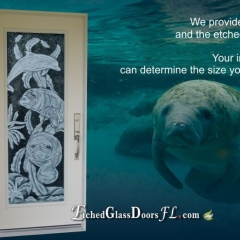 Glass-door-with-manatee-and-dolphin