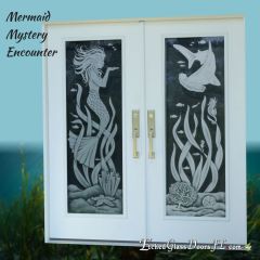 Mermaid-Mystery-Encounter-entry-door-with-mermaid-and-shark