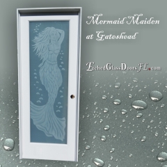 Mermaid-on-single-interior-glass-door-with-bubbles