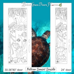 Pelican-Sunset-Seaside-24-to-36-x-80