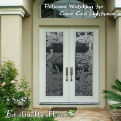 Pelican-watching-the-Cape-Cod-Lighthouse