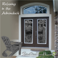 Relaxing-in-the-adirondack-pelican-and-lighthouse