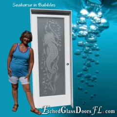Seahorse-in-Bubbles-interior-door