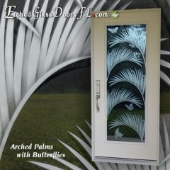 Arched-Palms-with-Butterflies