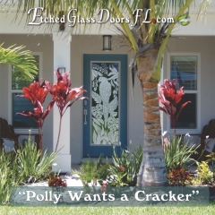 Polly-wants-a-Cracker-on-single-entry-door