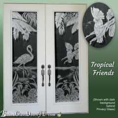 Flamingo-and-Cockatiel-on-glass-doors