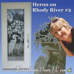 Heron-on-Rhody-River-etched-glass-door-insert