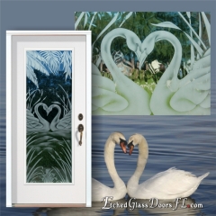 Norma-Nixon-swans-on-vapor-glass-22x64