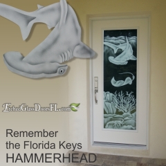 HAMMERHEAD-shark-on-glass-door
