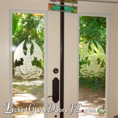 Dragon-on-the-Lanai-glass-french-doors
