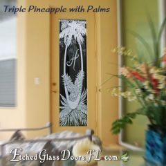 Triple-Pineapple-with-Palms-on-back-entry-door