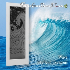 Wave-Stylized-Tsunami-on-Interior-glass-door