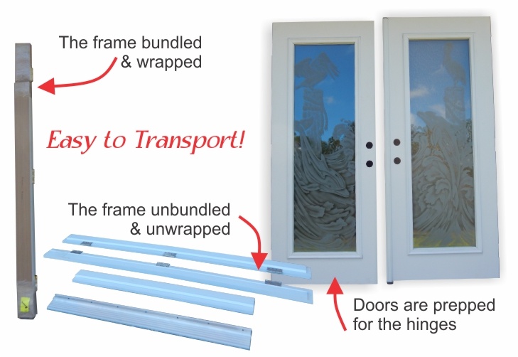 how to ship a door frame