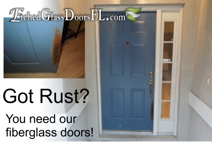 replace steel door with fiberglass